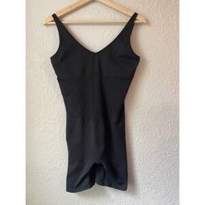 PINK Active Womens Bodysuit Sleeveless Activewear Black S